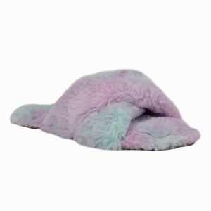 Nine West Cozy Flat Slippers - Purple/Blue - Ireland (BF7340618)